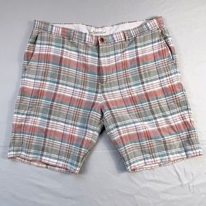 Tommy Bahama Plaid Linen Shorts Size 42